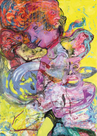 Katharina Schellenberger, &Uuml;bergang, in der Zedergalerie Landsberg 