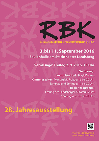 Jahresausstellung des RBK 2016 in der Säulenhalle Landsberg am Lech